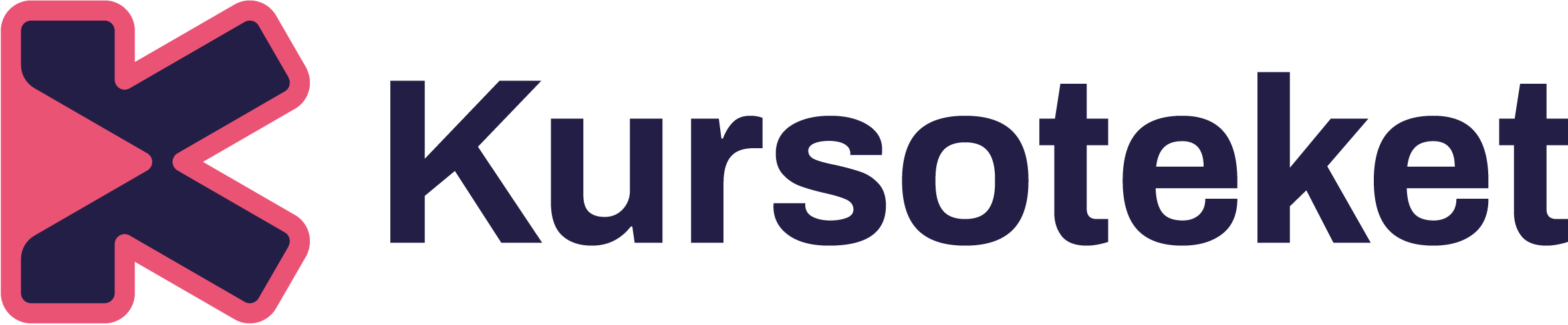 Kursoteket logo, Link to start page